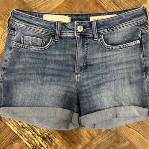 Pilcro And The Letterpress Womens NWT Cotton Jean Slim Boyfriend Shorts Size 26